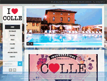 Tablet Screenshot of collesangiuseppe.it